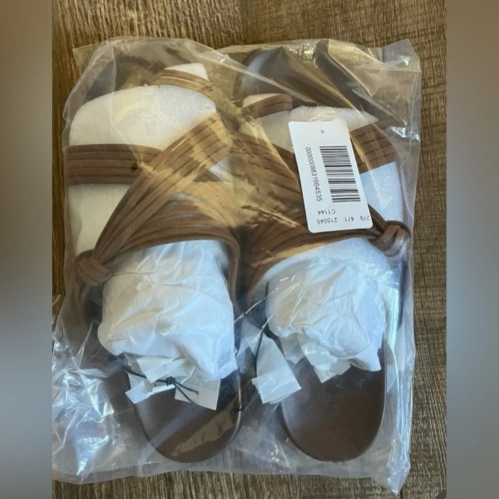 Maurices Brown Sandals with Suede Straps.New with tags. Women’s Size 9